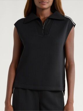 Spanx Airpique Sleeveless Half Zip